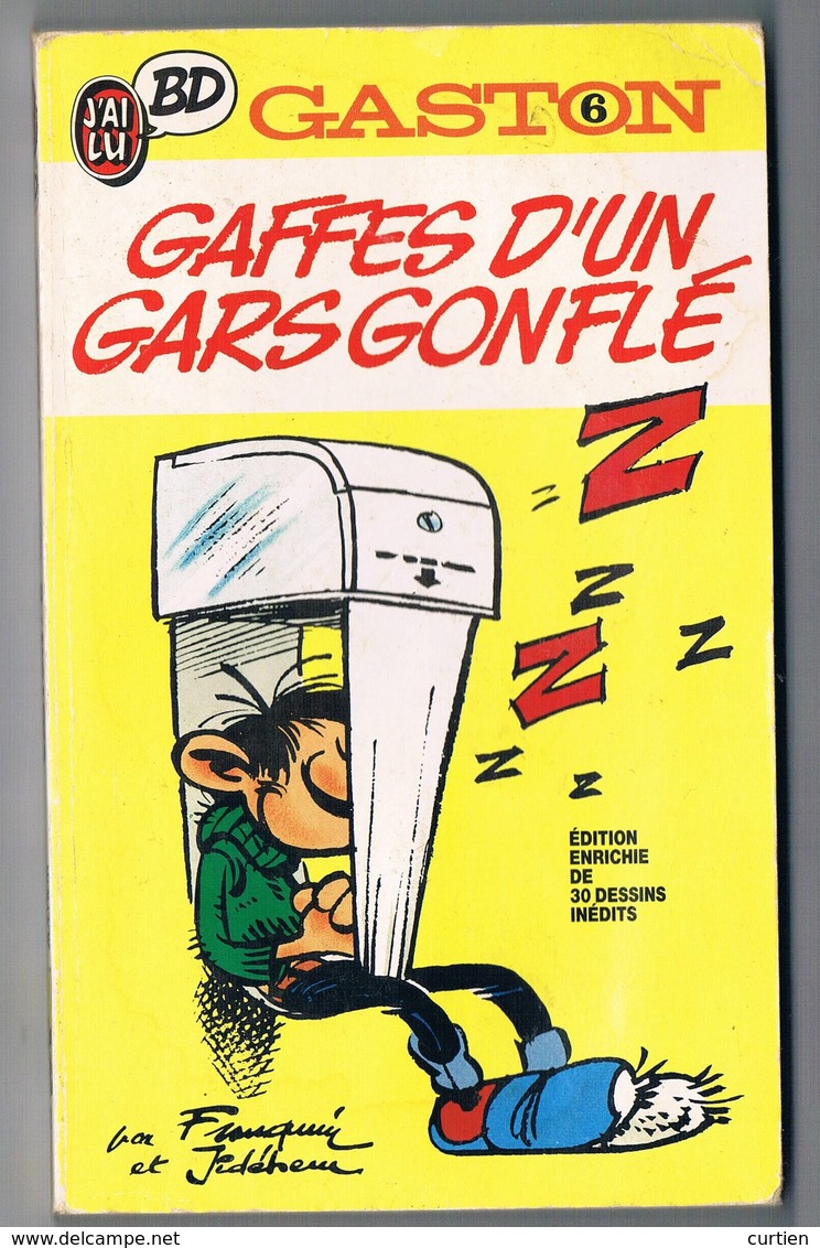 GAFFES D'un GARS GONFLE . Gaston Lagaffe N° 6 - Franquin