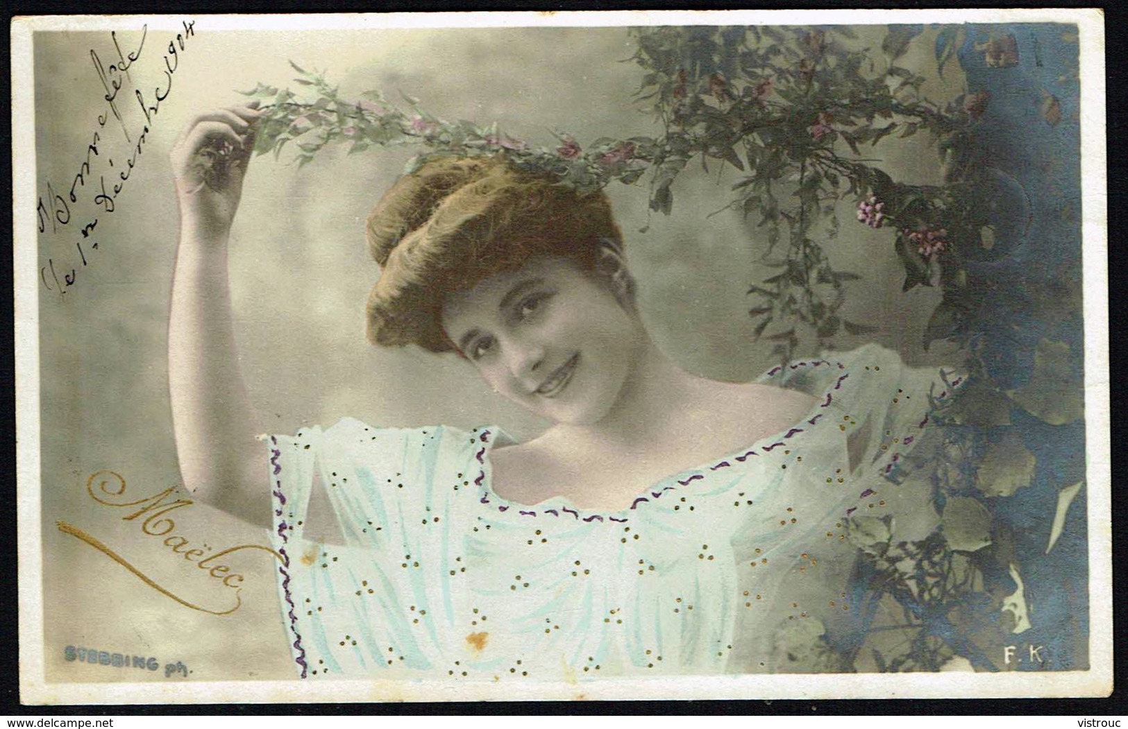 FEMME - 4 CP - Jeune Femme, Poses Différentes - Circulé  - Circulated  - Gelaufen - 1904. - Femmes