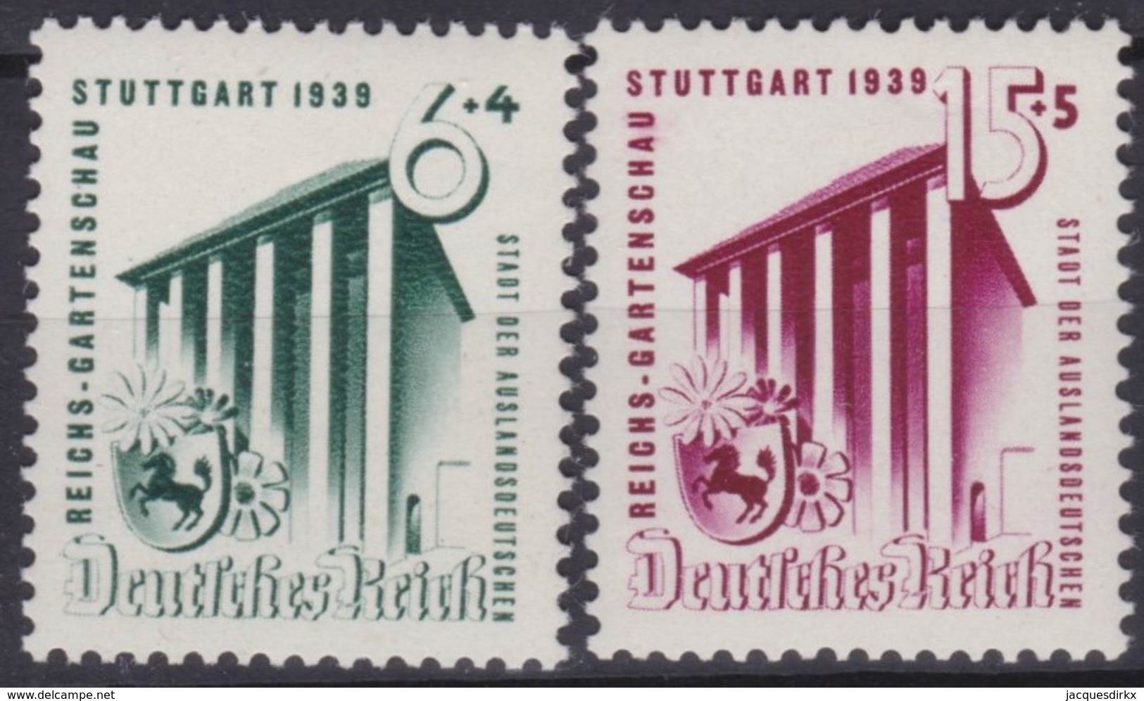 Deutsches Reich      .   Michel      .   692/693       .    **   .      Postfrisch    .  /   .   MNH - Nuovi