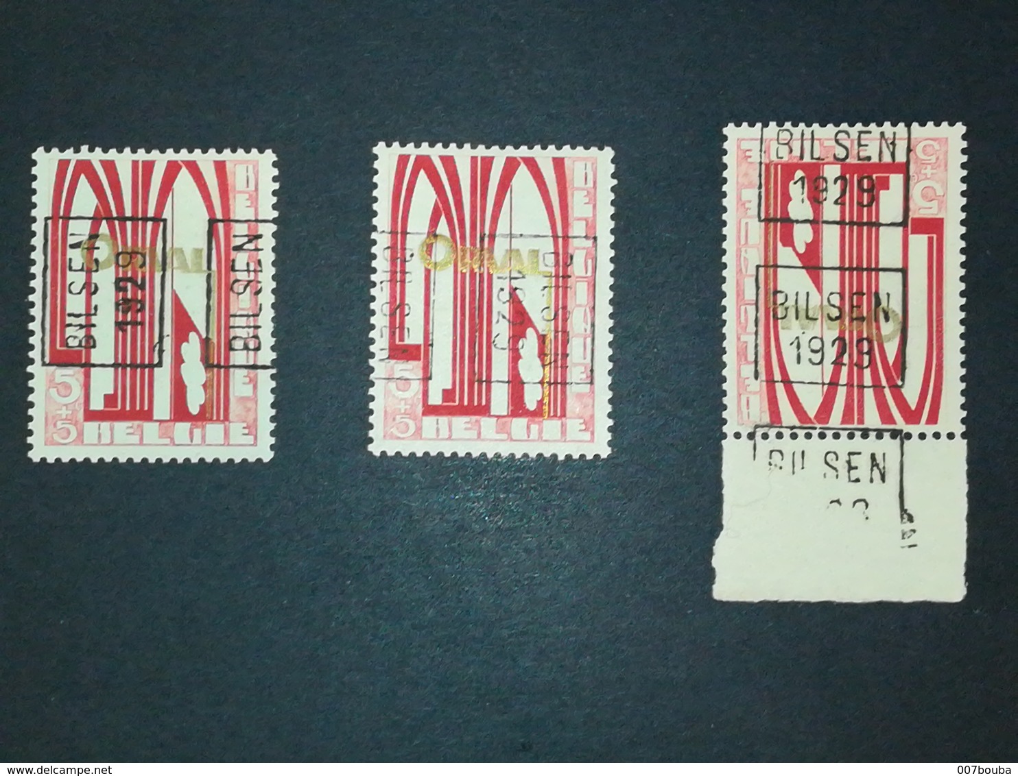COB N ° 258 Preobliterés Bilsen - 3 Positions (ABC) - MNH - Roulettes 1930-..