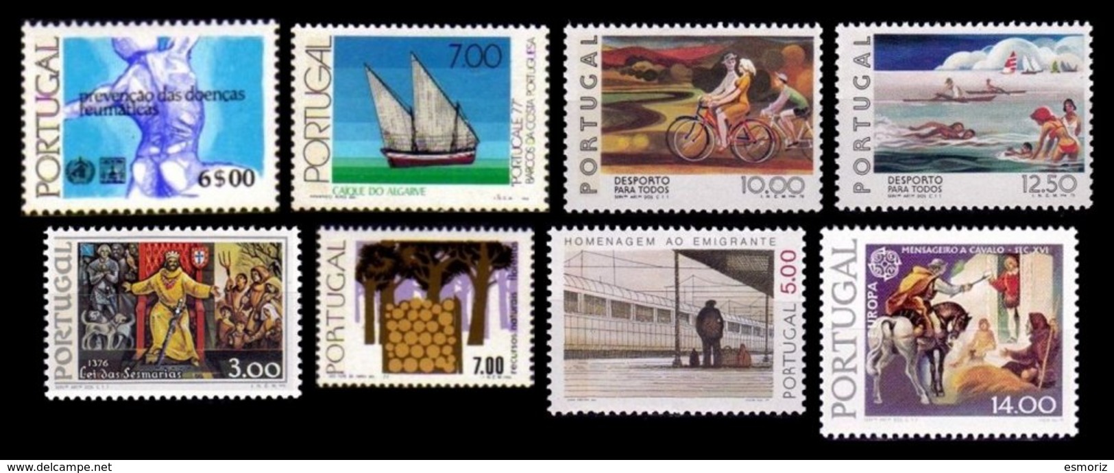 PORTUGAL, Discount Sale, Fine Selection Of Commemoratives, With Many High Values, ** MNH, F/VF, Cat. &euro; 10,00 - Oblitérés