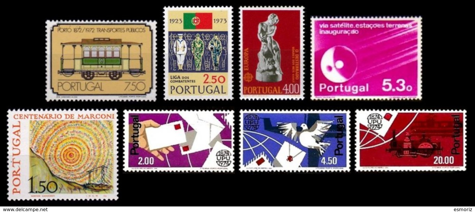 PORTUGAL, Discount Sale, Fine Selection Of Commemoratives, With Many High Values, (*)/* MNG/MLH, F/VF, Cat. &euro; 51,00 - Oblitérés