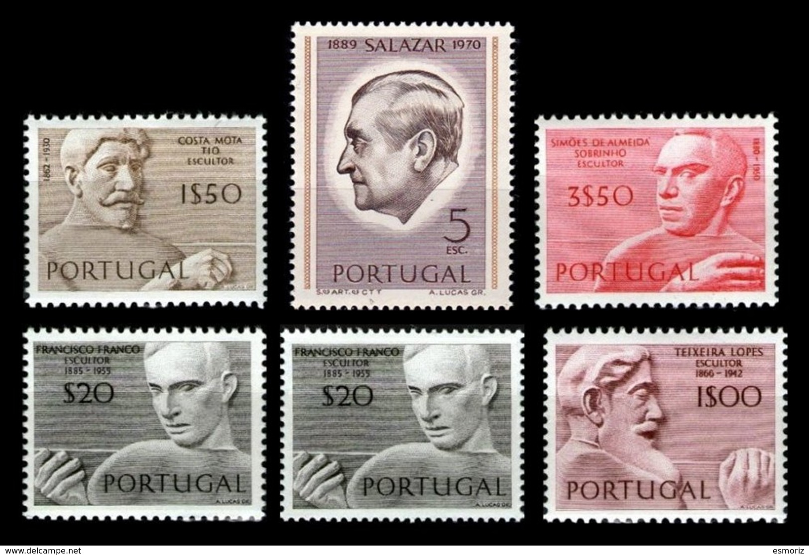 PORTUGAL, Discount Sale, Fine Selection Of Commemoratives, With Many High Values, ** MNH, F/VF, Cat. &euro; 13,00 - Gebraucht