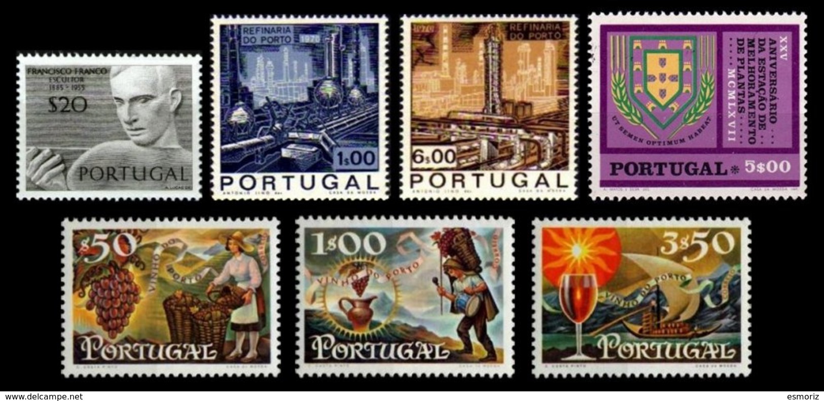 PORTUGAL, Discount Sale, Fine Selection Of Commemoratives, With Many High Values, (*)/* MNG/MLH, F/VF, Cat. &euro; 14,00 - Neufs