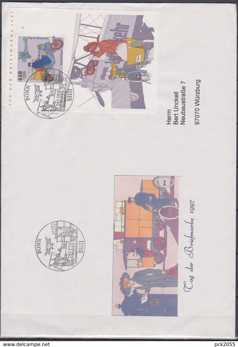 BRD FDC 1997 Nr.1947  Block 41 Tag Der Briefmarke ( Dg 248 ) Günstige Versandkosten - 1991-2000