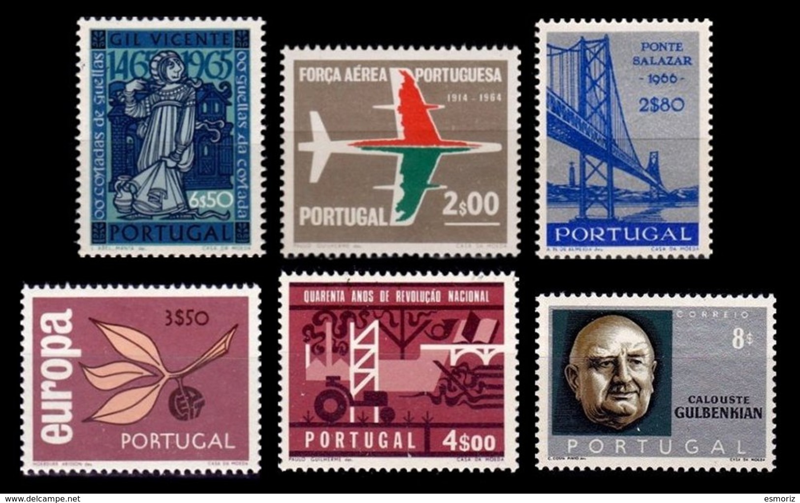 PORTUGAL, Discount Sale, Fine Selection Of Commemoratives, With Many High Values, (*)/* MNG/MLH, F/VF, Cat. &euro; 33,00 - Nuevos