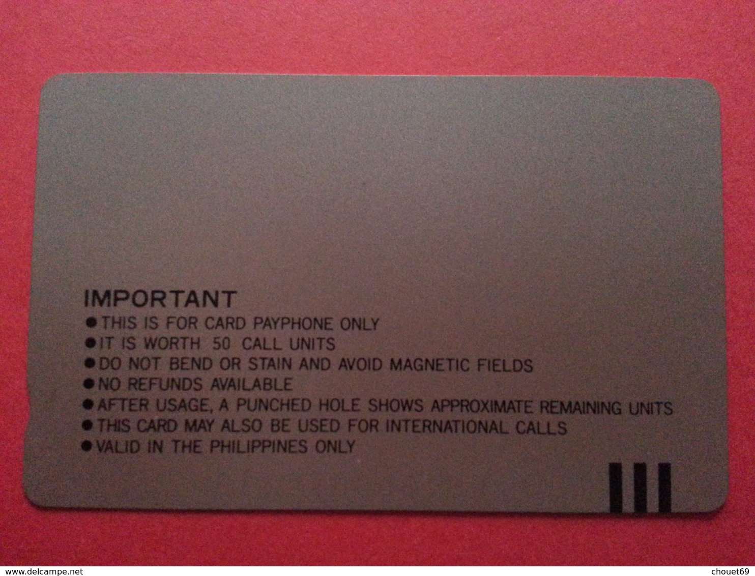 PHILIPPINES - PH-TM-01 50u Green Strip PLDT FONKARD - MINT NEUVE (CA0417 - Philippines