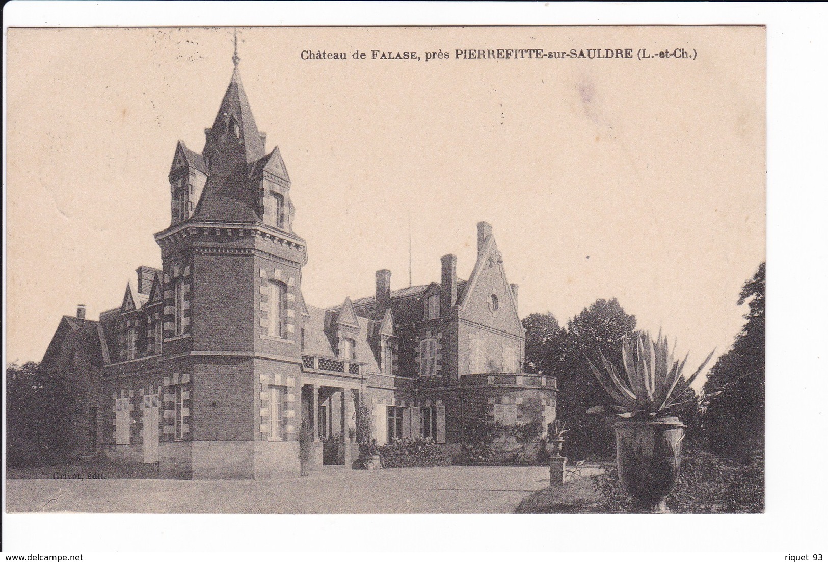 Château De Falase, Près PIERREFITTE-sur-SAULDRE - Autres & Non Classés