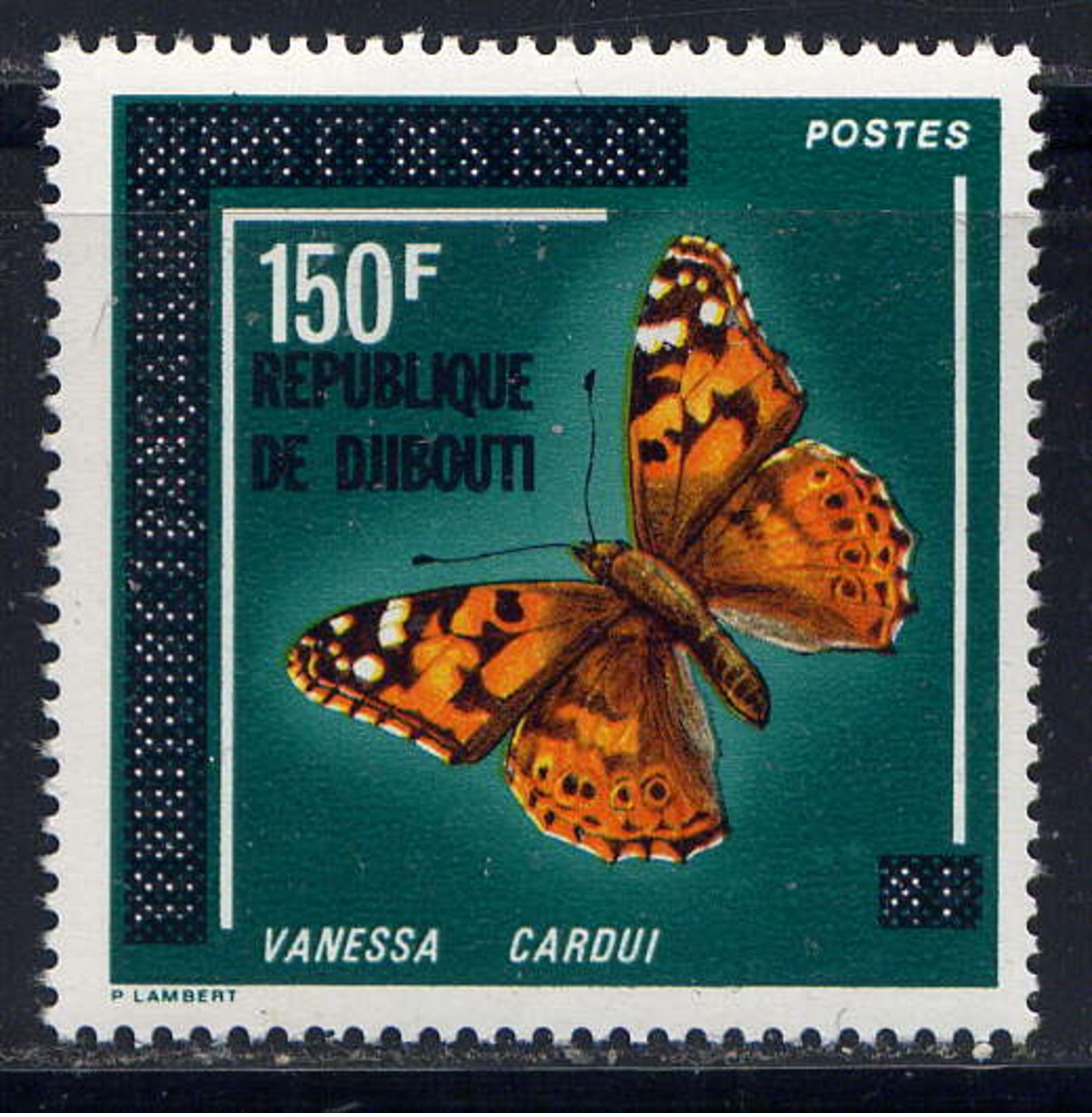 DJIBOUTI - 455** - VANESSA CARDUI - Djibouti (1977-...)