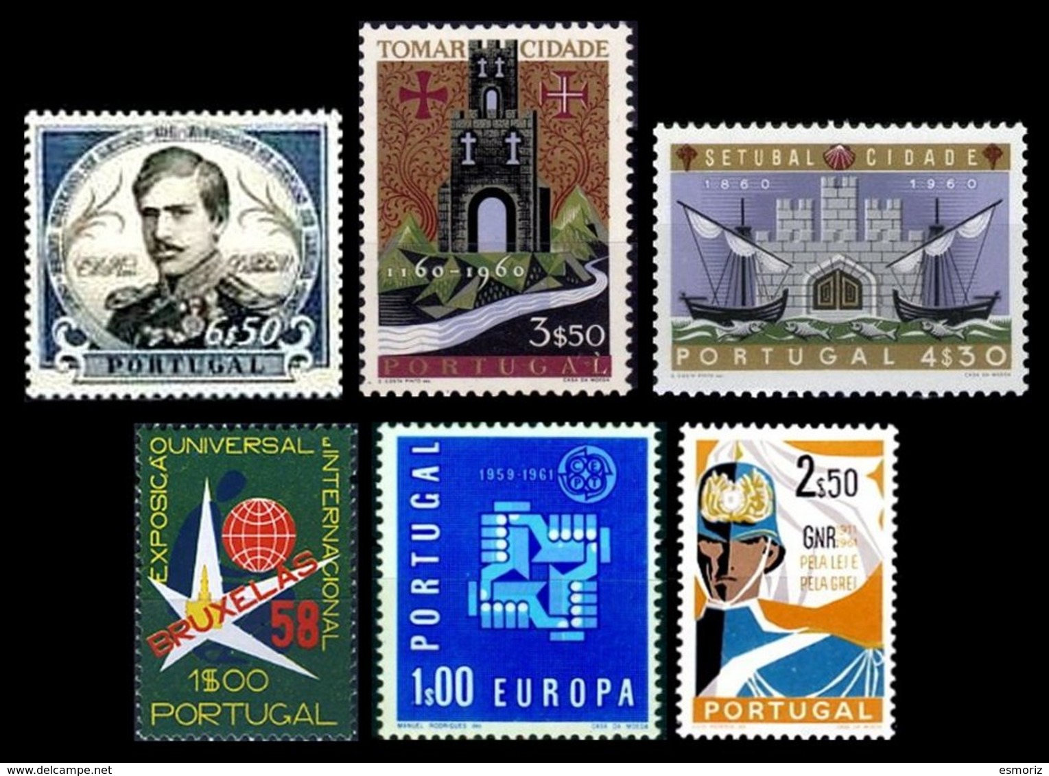 PORTUGAL, Discount Sale, Fine Selection Of Commemoratives, With Many High Values, (*)/* MNG/MLH, F/VF, Cat. &euro; 52,00 - Unused Stamps
