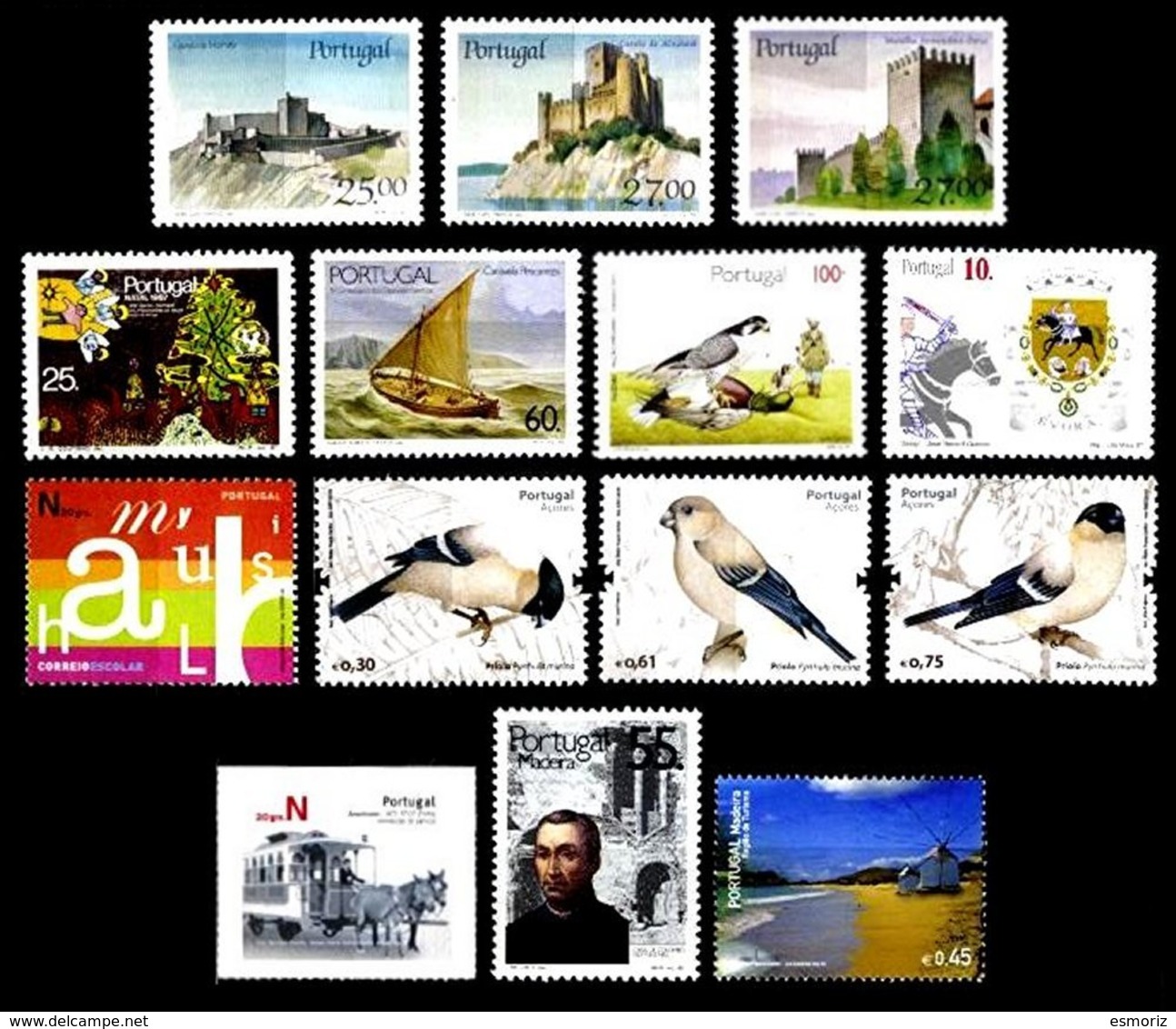 PORTUGAL, Discount Sale, Fine Selection Of Commemoratives, With Many High Values, ** MNH, F/VF, Cat. &euro; 19,00 - Neufs