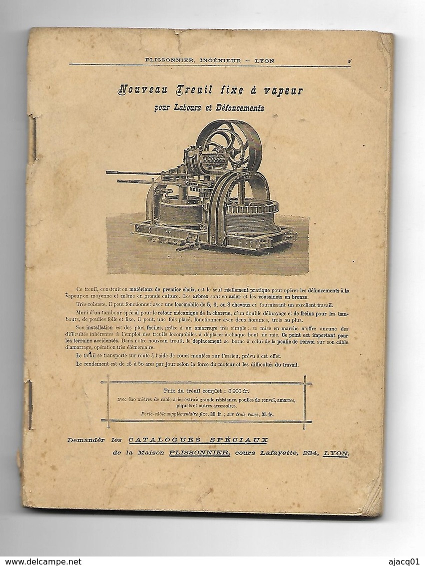 69 Lyon Agriculture Catalogue De 112 Pages  Maison Plissonnier  Lyon - Other & Unclassified