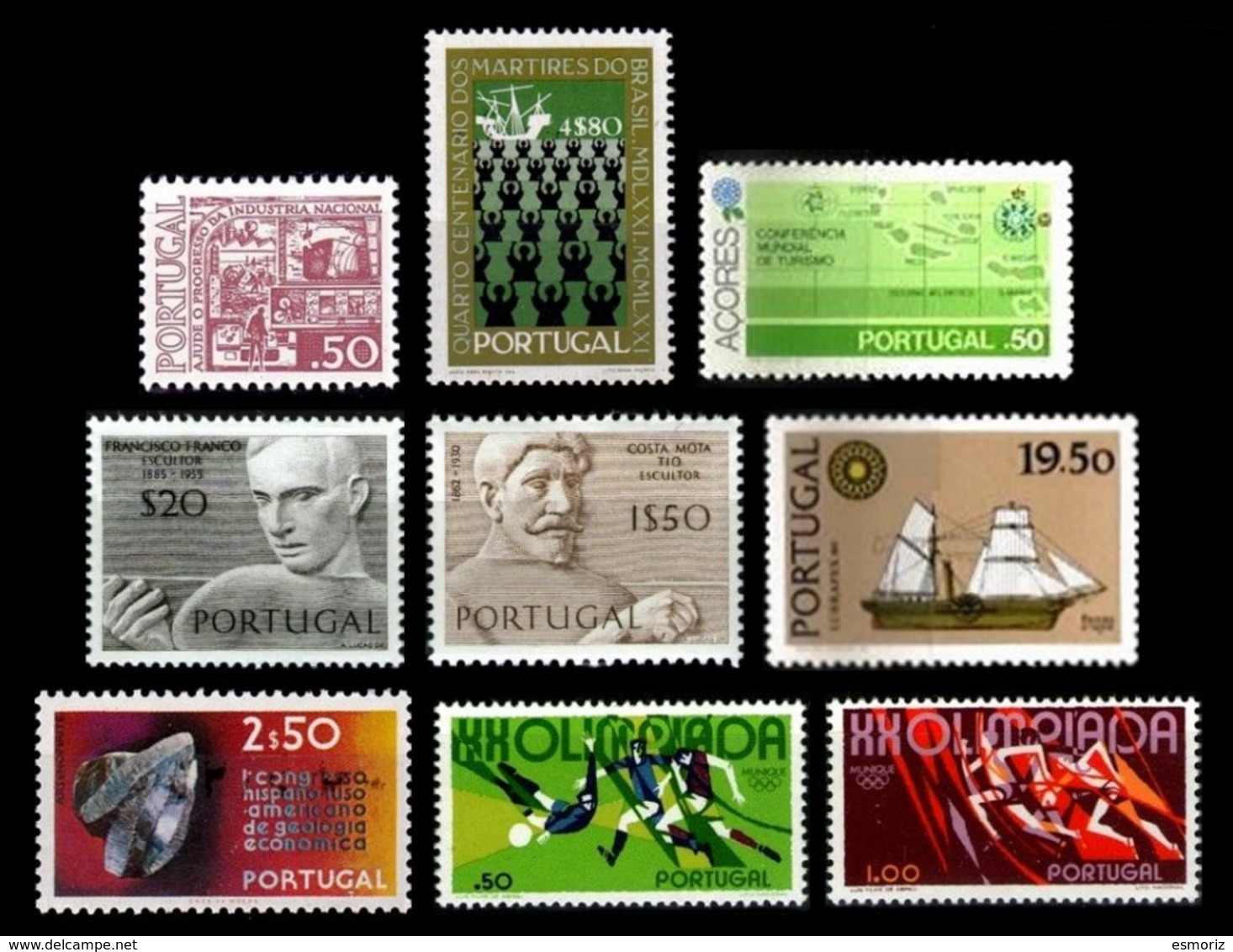 PORTUGAL, Discount Sale, Fine Selection Of Commemoratives, With Many High Values, */** MLH/MNH, F/VF, Cat. &euro; 19,00 - Unused Stamps