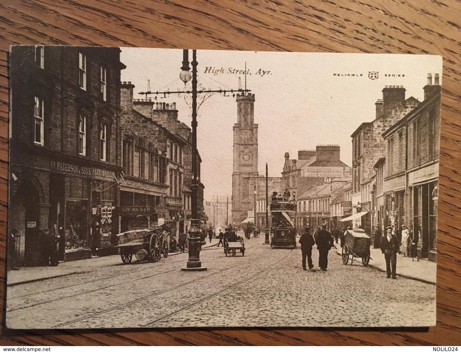 CPA, High Street, Ayr, écrite En 1905, Timbre, Animée, Bon état - Ayrshire