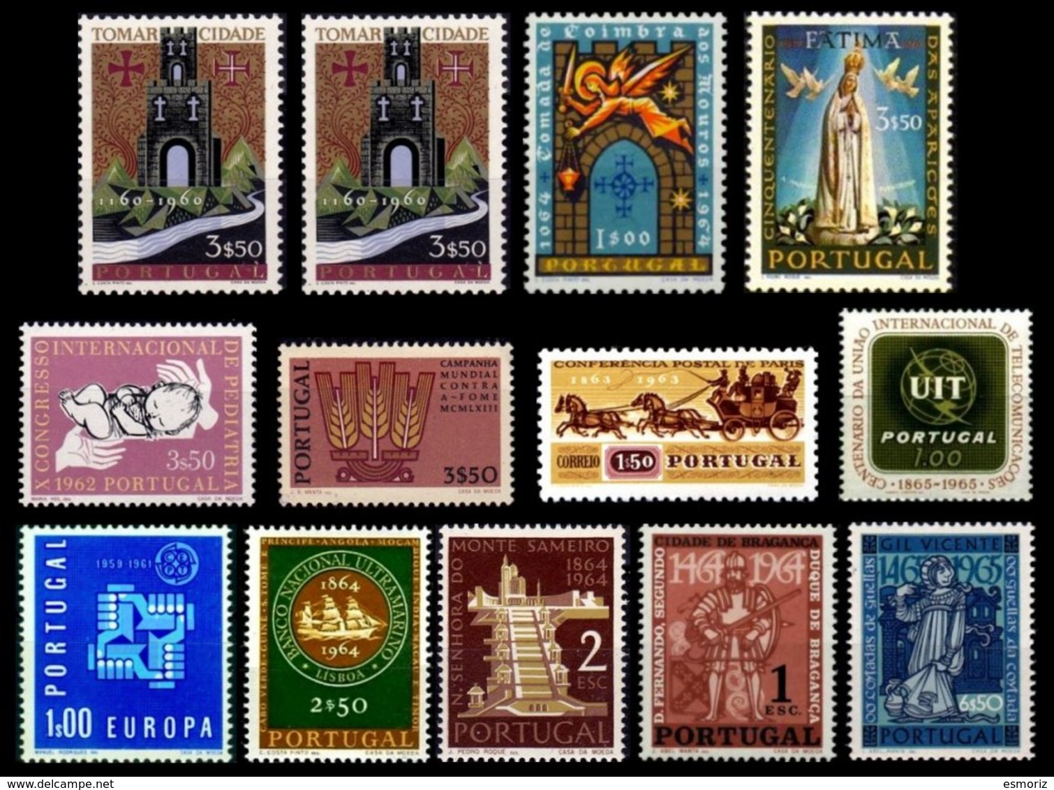 PORTUGAL, Discount Sale, Fine Selection Of Commemoratives, With Many High Values, (*)/* MNG/MLH, F/VF, Cat. &euro; 35,00 - Nuevos