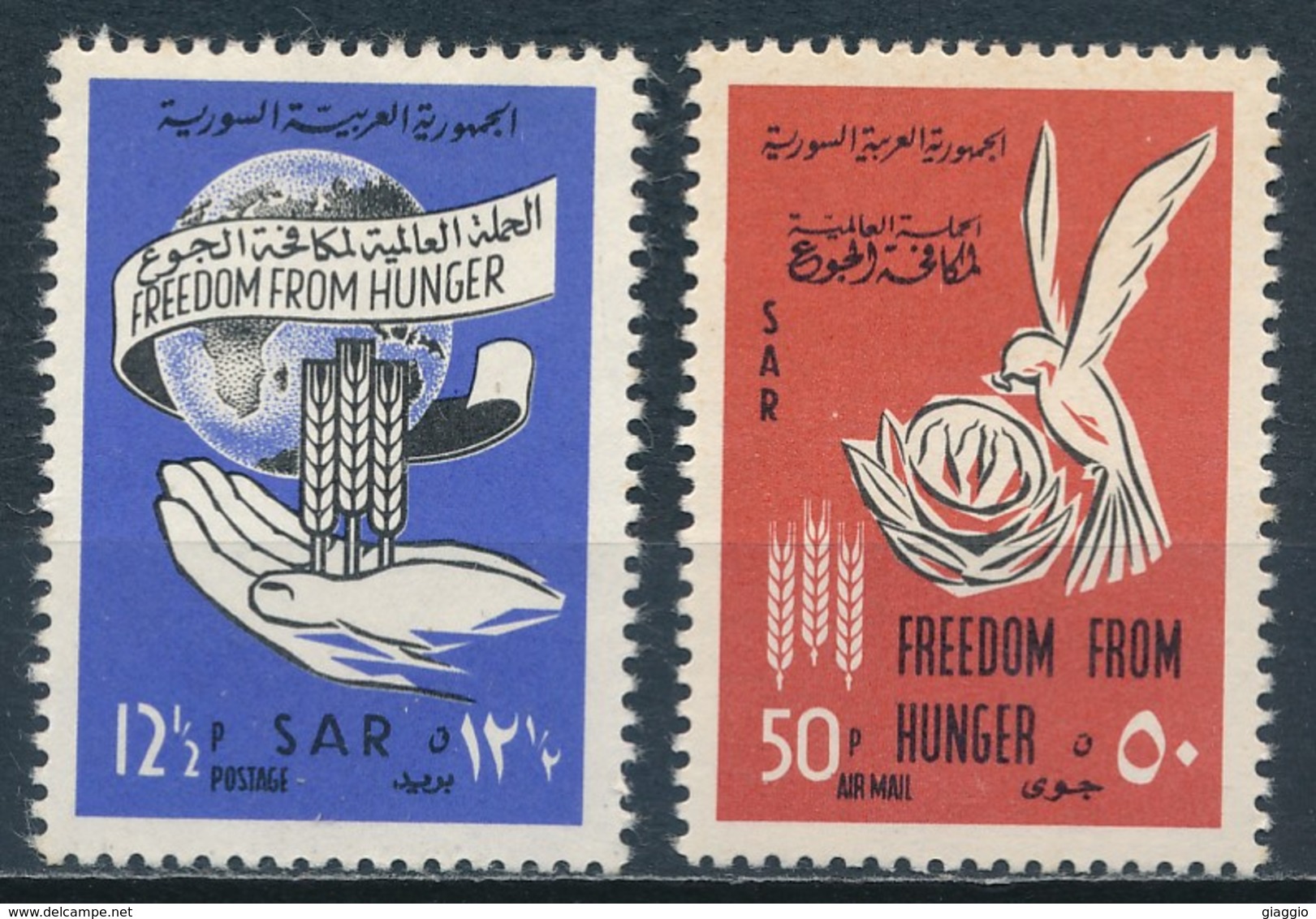 °°° SIRIA SYRIA - Y&T N°174 + 216 PA - 1963 MNH °°° - Siria