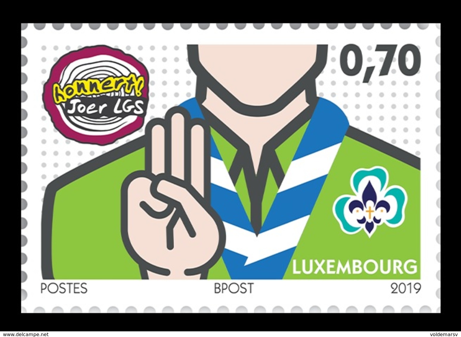 Luxembourg 2019 Mih. 2195 Luxembourg Guides And Scouts MNH ** - Nuevos