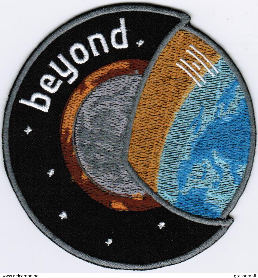 Human Space Flights Soyuz MS-13 Beyond Cliff Russia Patch - Patches