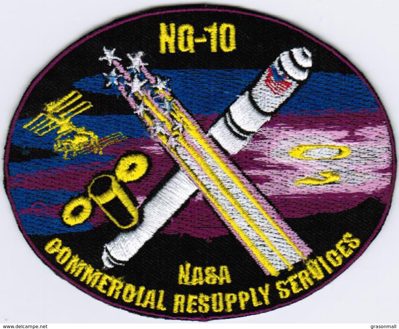 ISS Expedition 57 Cygnus NG-10 Nasa International Space Station Embroidered Patch - Patches