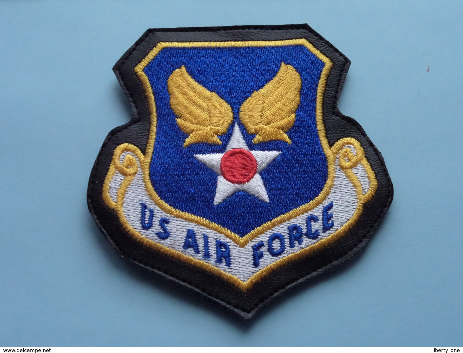 US AIR FORCE > Patch On Leather >Embleem - Badge - Insigne - Insignia - Emblème ( Voir / See Photo  For Detail ) ! - Luchtvaart