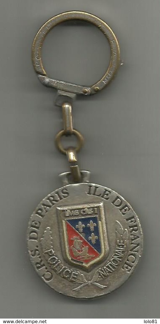 Porte Clef CRS De Paris - Police & Gendarmerie