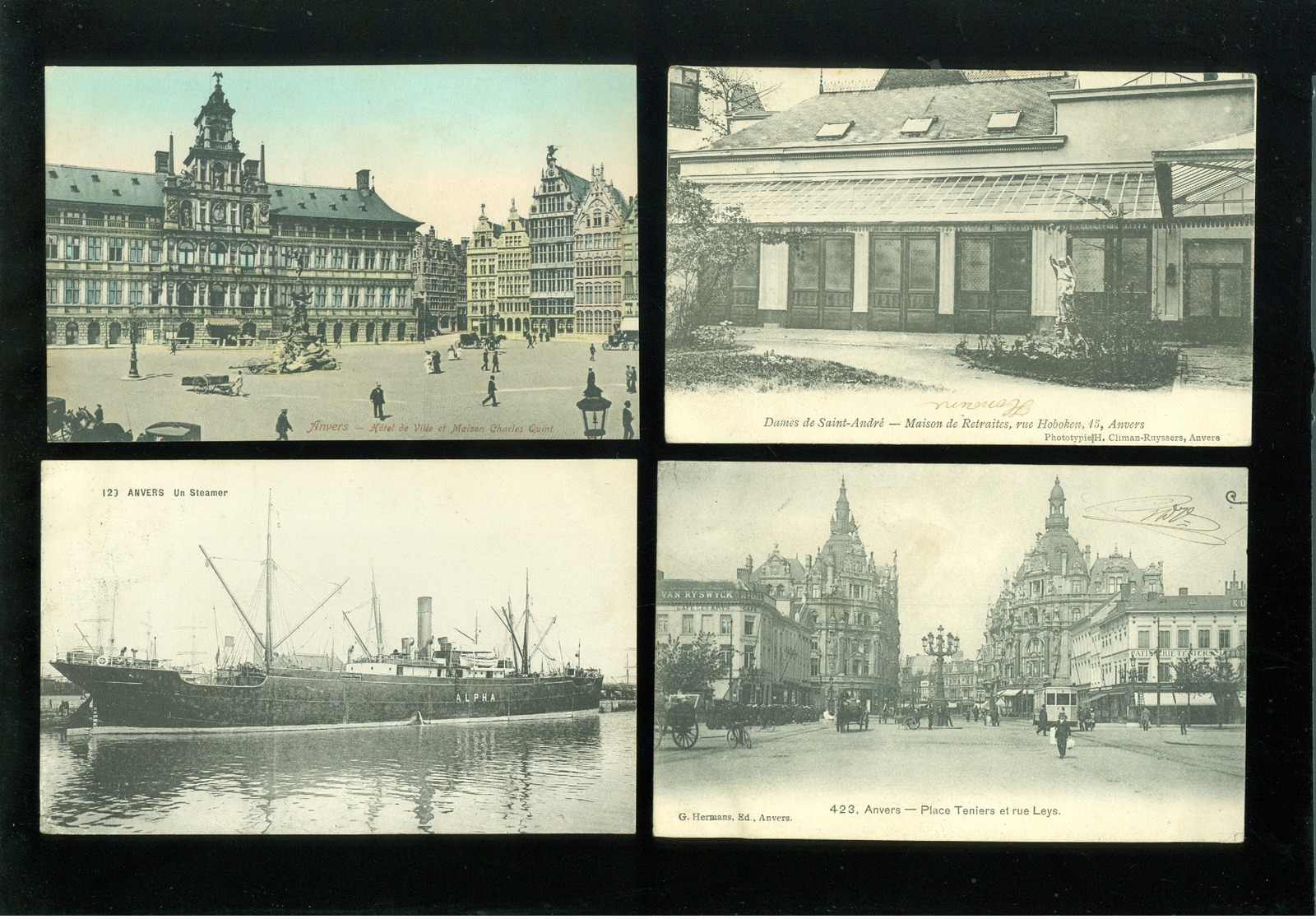 Beau Lot De 60 Cartes Postales De Belgique  Anvers      Mooi Lot Van 60 Postkaarten Van België  Antwerpen - 60 Scans - 5 - 99 Cartes