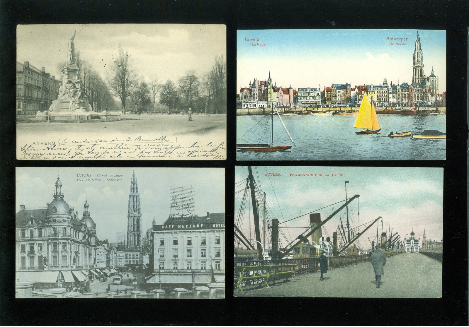 Beau Lot De 60 Cartes Postales De Belgique  Anvers      Mooi Lot Van 60 Postkaarten Van België  Antwerpen - 60 Scans - 5 - 99 Cartes