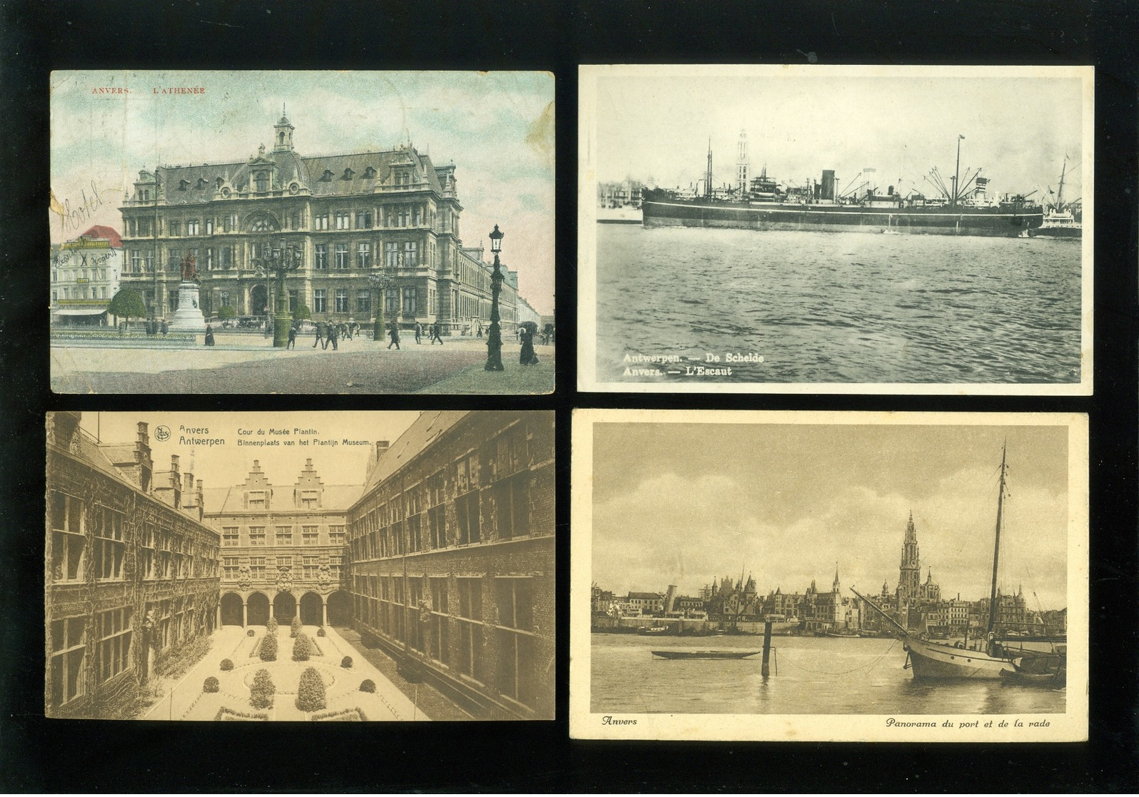 Beau lot de 60 cartes postales de Belgique  Anvers      Mooi lot van 60 postkaarten van België  Antwerpen - 60 scans