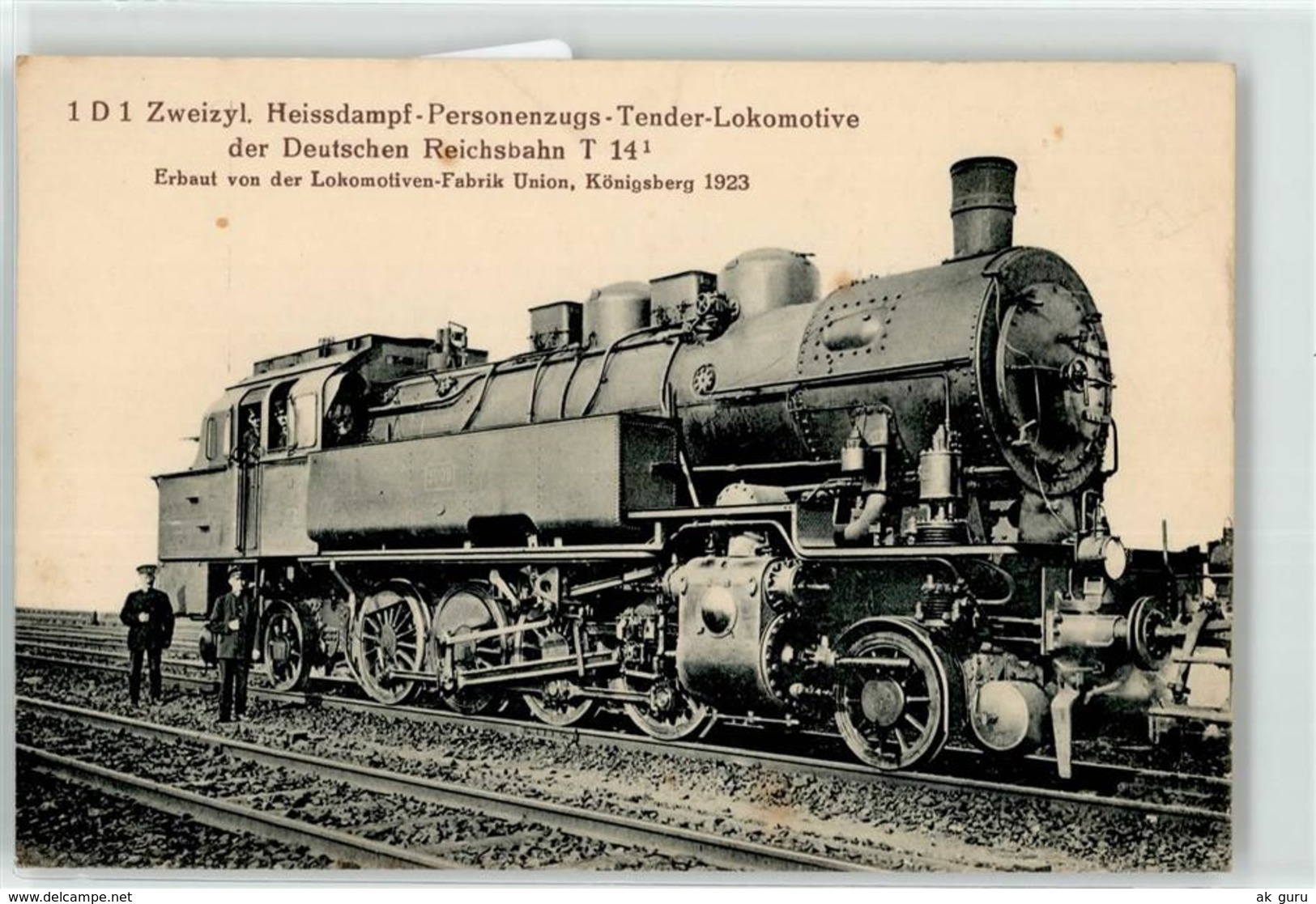 52956103 - 1D1 Zweizyl. Hessdampf-Personenzugs-Tenderlokomotive Deutsche Reichsbahn - Trains