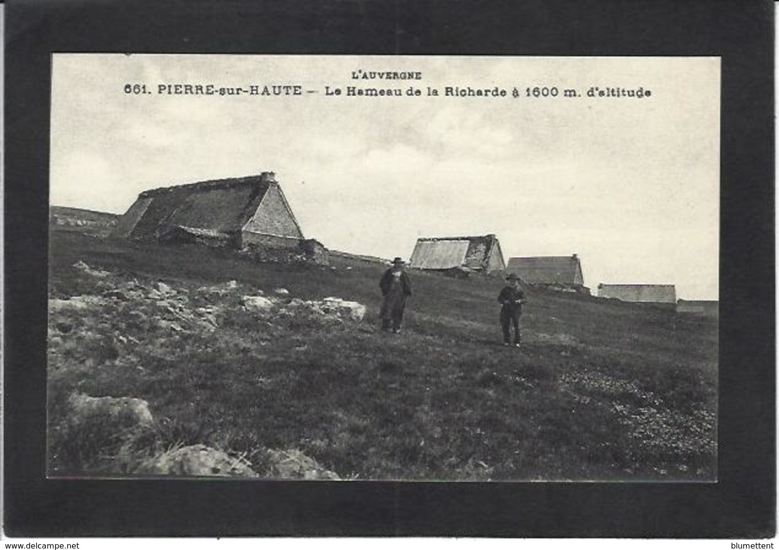 CPA Auvergne Région Non Circulé Type Métier Pierre Sur Haute - Auvergne