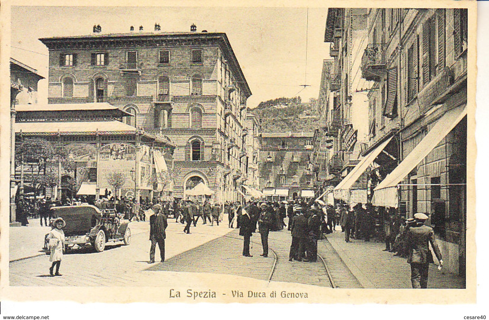 ITALIA - LA SPEZIA - Via Duca Di Genova, Ben Animata, Anni 10 - 2019-597 - La Spezia