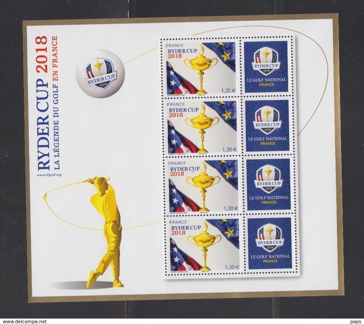 2018-N°142** GOLF "RYDER CUP 2018" - Ungebraucht