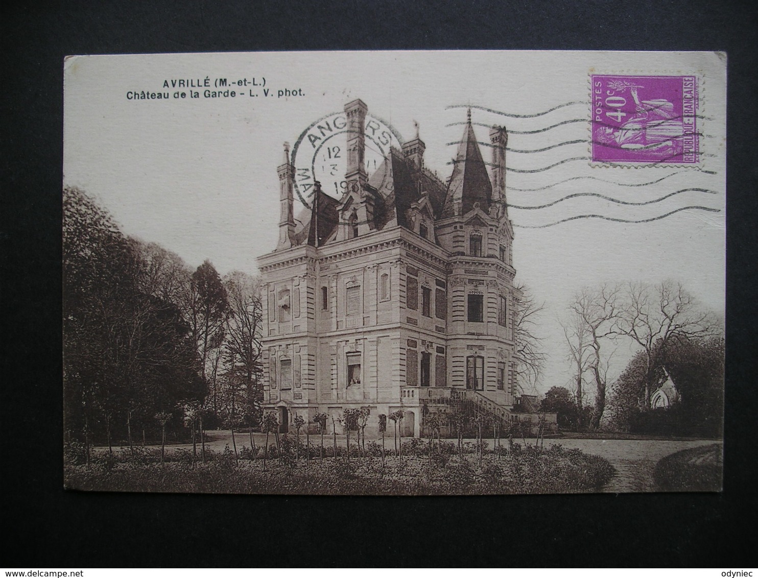 Avrille(M.-et-L.) Chateau De La Garde 1933 - Pays De La Loire