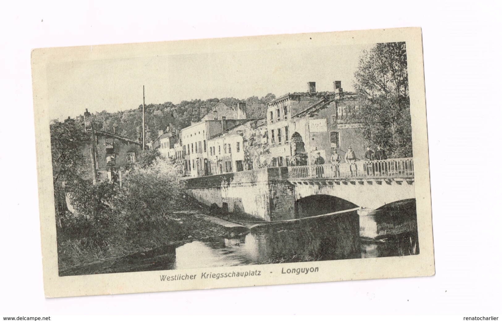 Westlicher Kriegschauplatz.Longuyon.WWI.Militaria. - Longuyon