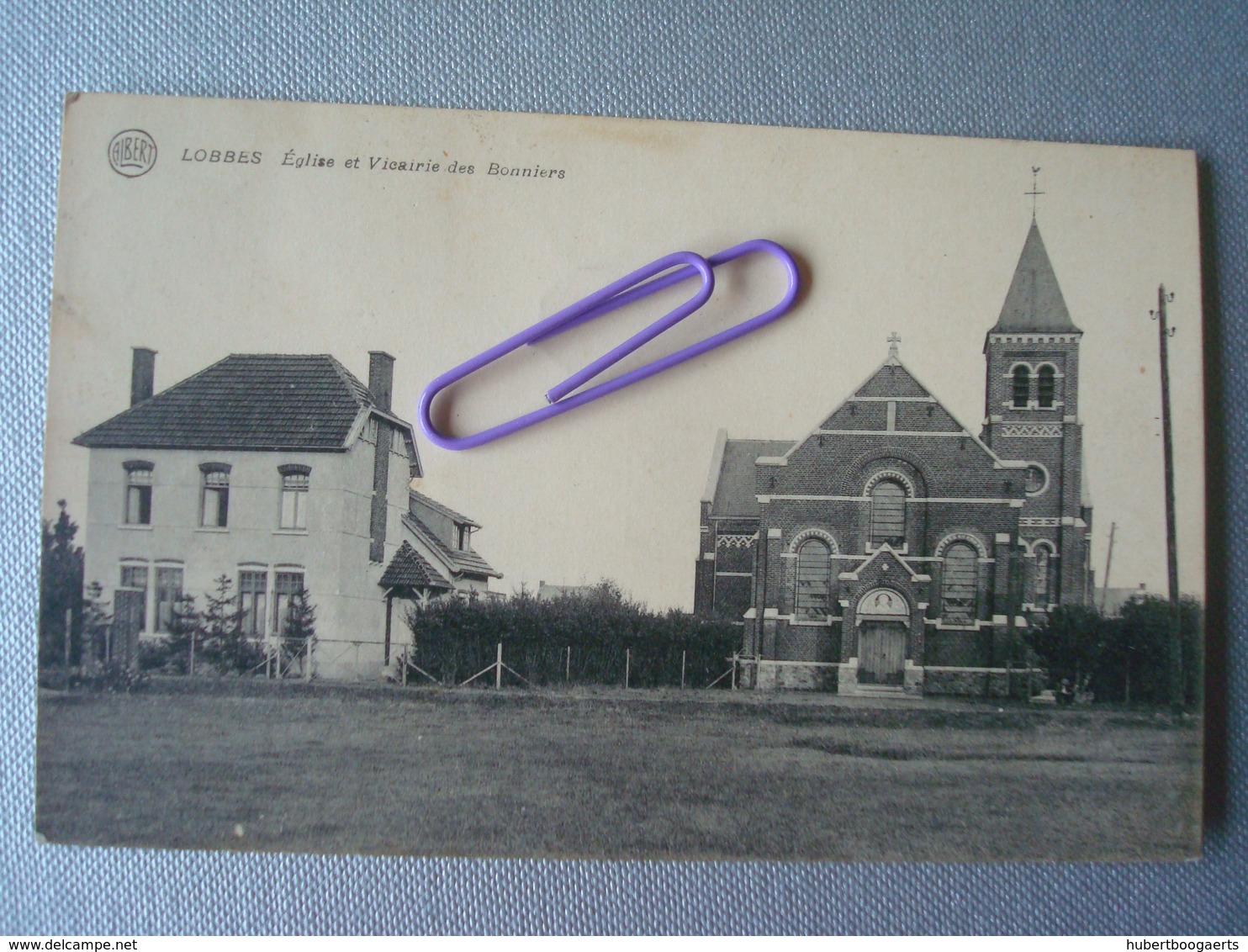 LOBBES : Eglise Et Vicairie Des BONNIERS  En 1921 - Lobbes