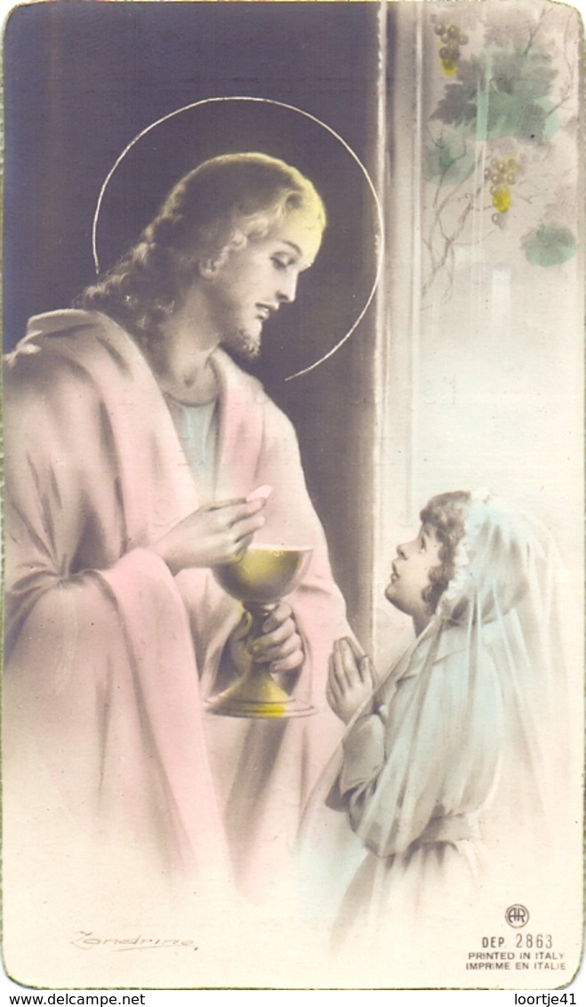 Devotie - Devotion - Communie Communion - Marie Joseph Carrein - Zonnebeke 1952 - Communion