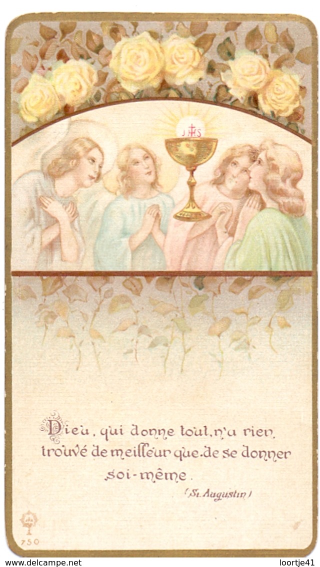 Devotie - Devotion - Communie Communion - Anna Madoe - Ypres Ieper 1926 - Communion