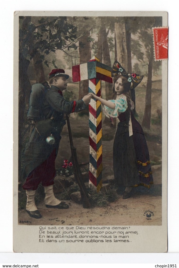 CPA - MILITAIRE ET ALSACIENNE - Patriotiques