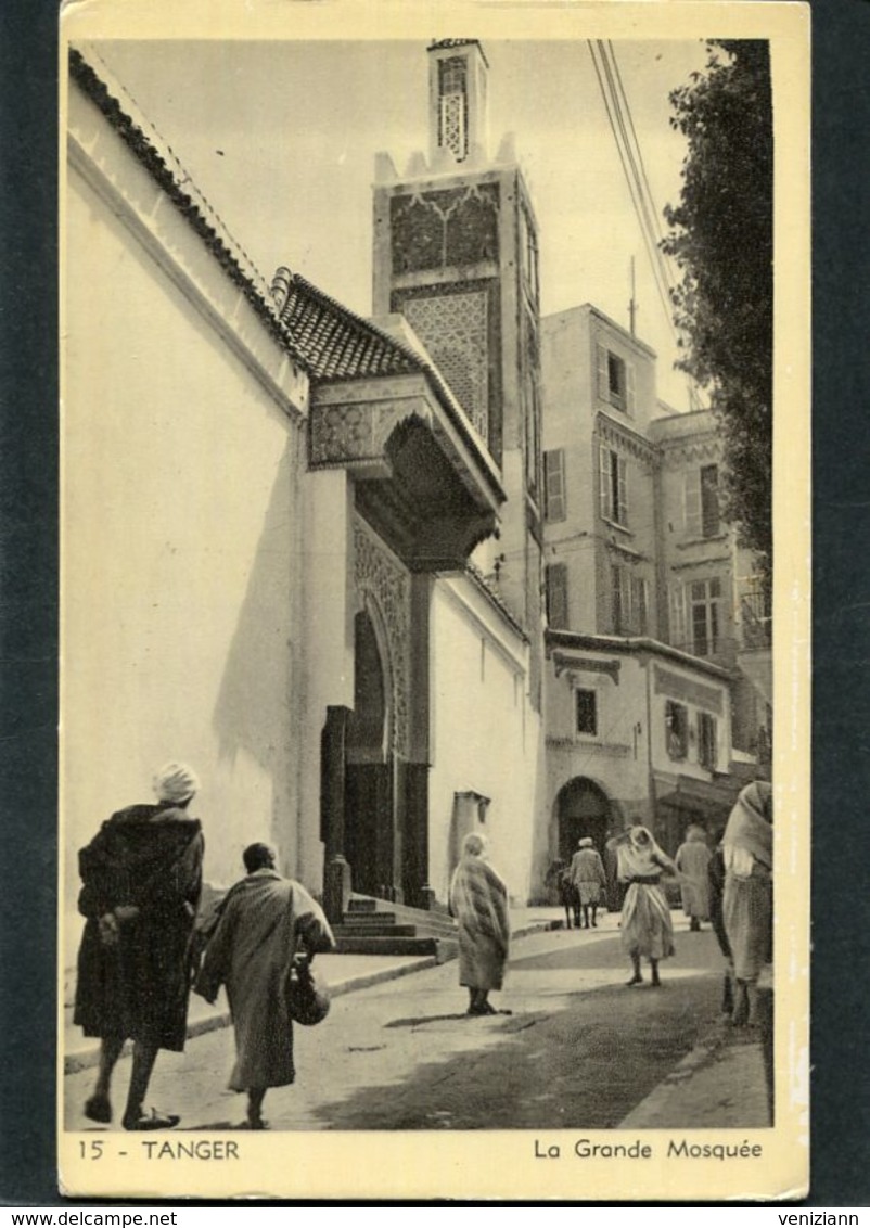 CPA - TANGER - La Grande Mosquée, Animé - Tanger