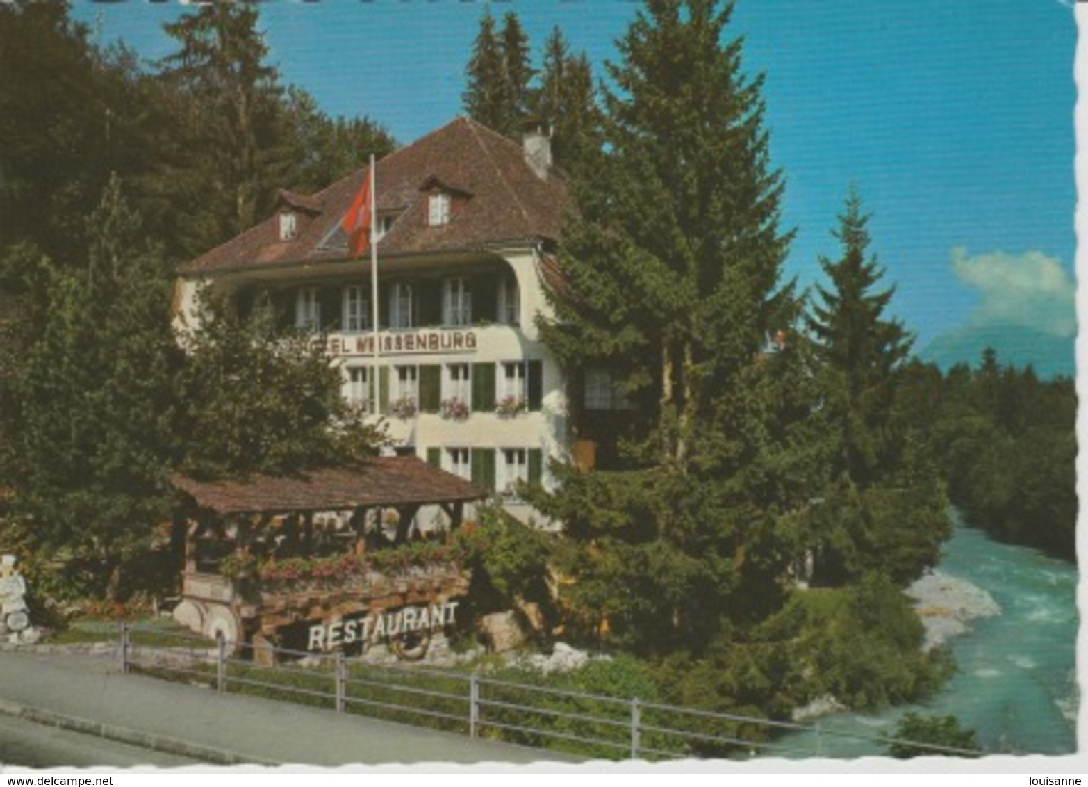 19 / 4 / 144 -  WEISSENBURG  ( BAVIÈRE )  - HOTEL   UND " ALTEPOST  IM. SIMMENTAL  -  C P M - Weissenburg