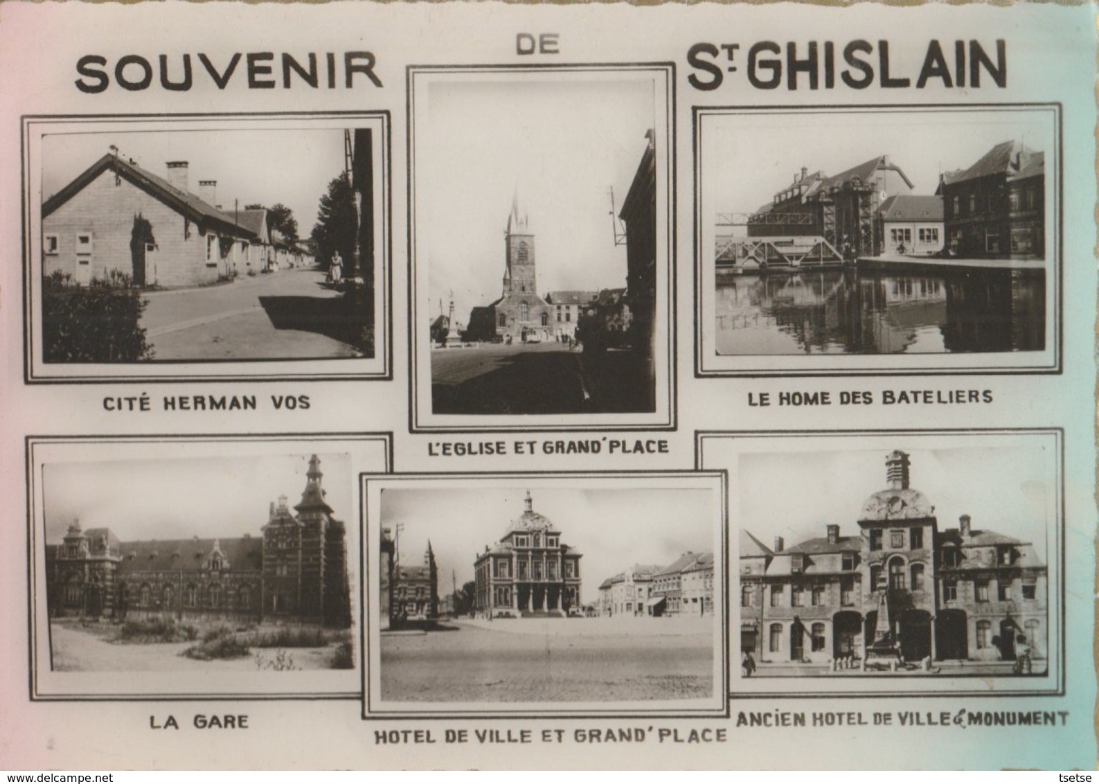 Saint Ghislain - Souvenir De ... Carte Multivues - 1948 - Saint-Ghislain