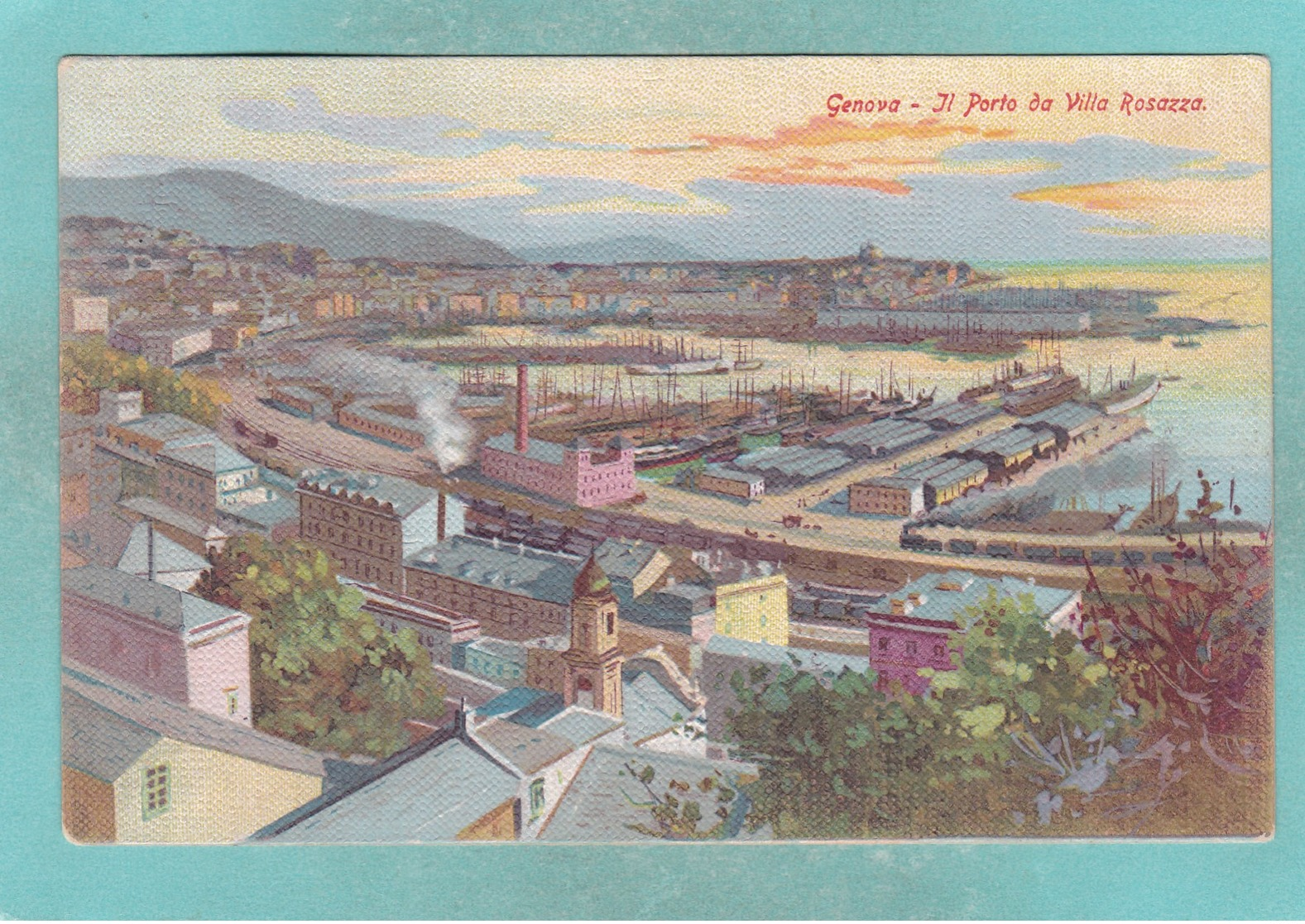 Small Old Post Card Of Genova,Genoa, Liguria, Italy,V66. - Genova (Genoa)