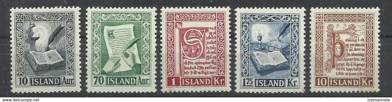 ISLANDIA YVERT 245/49  MH  * - Nuevos