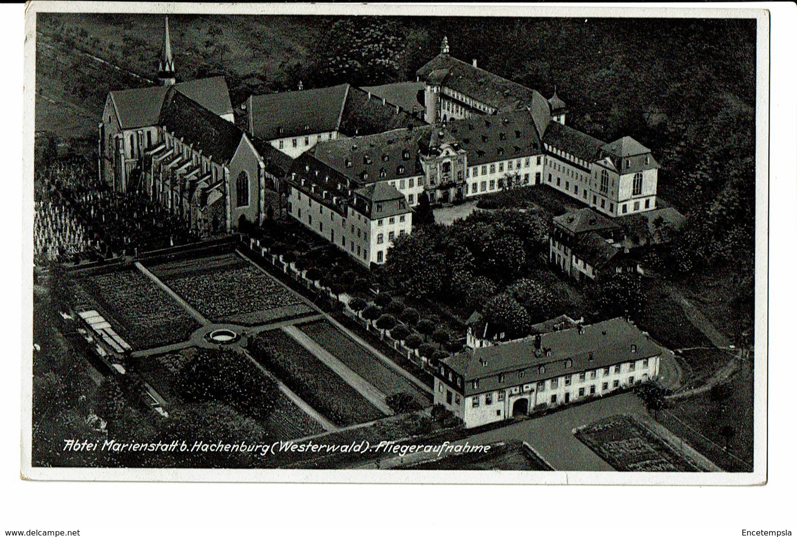 CPA - Carte Postale - Allemagne-  Marienstatt - Abtei - Fliegeraufnahme-1935 -VM2082 - Westerburg