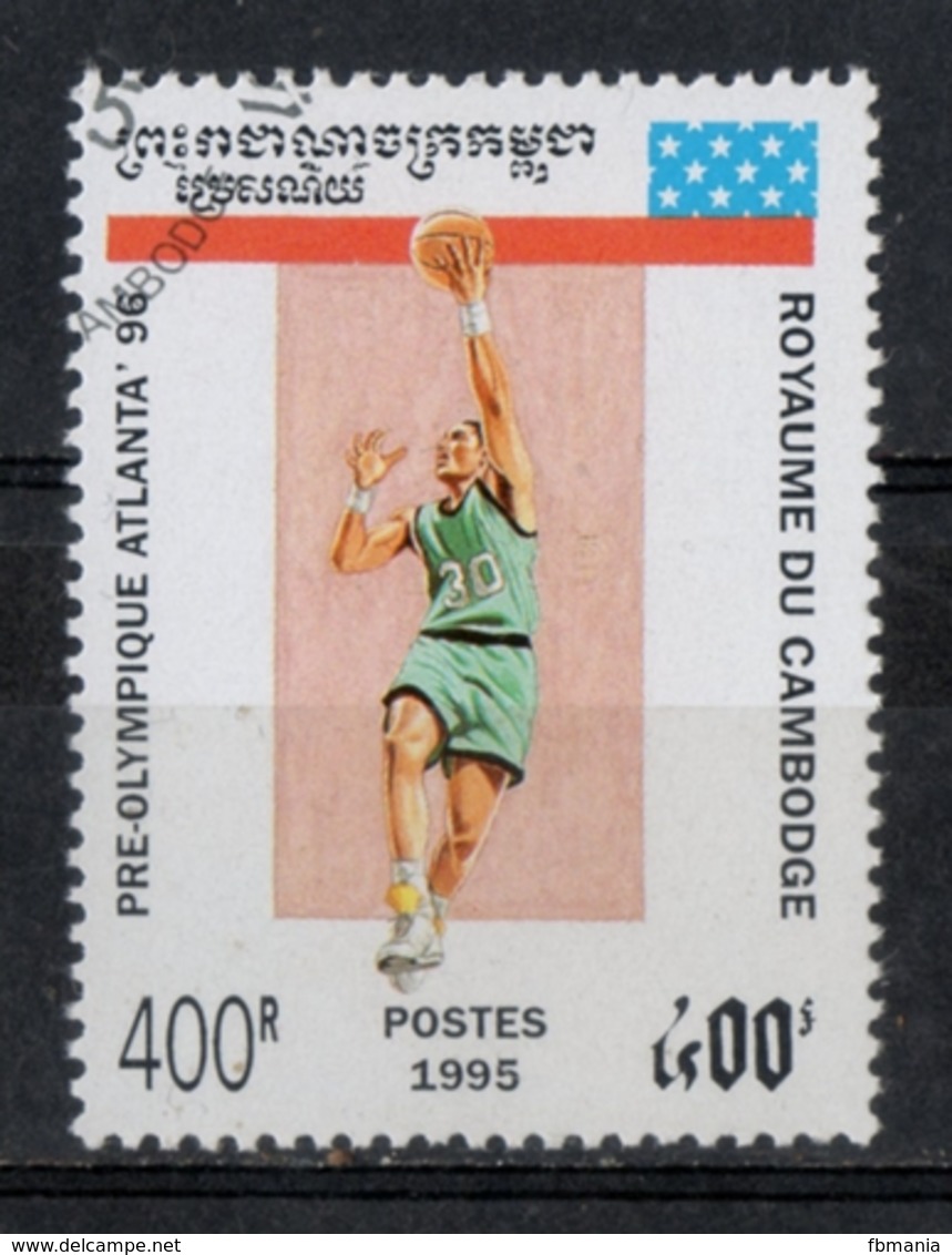 Cambogia Cambodia 1995 - Giochi Olimpici Atlanta Olympic Games Pallacanestro Basket - Cambogia