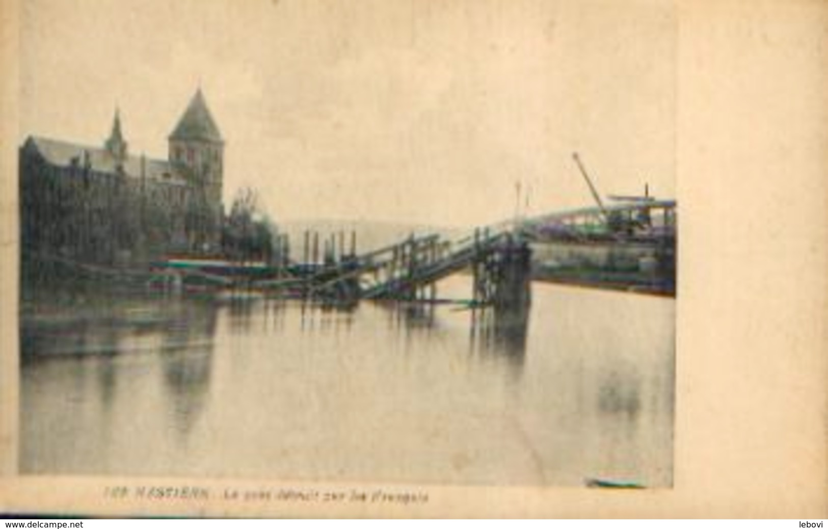 HASTIERE « Le Pont Détruit Par Les Français » - Ed. Albert, Bxl - Hastiere