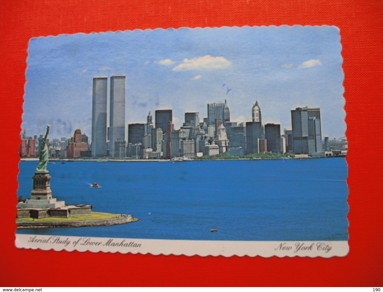 Aerial Study Of Lower Manhattan-6 Stamps - World Trade Center