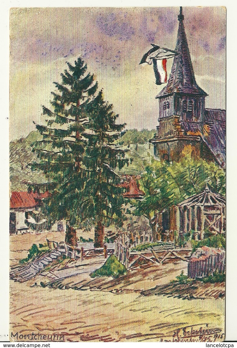 08 - MONTCHEUTIN / CARTE POSTALE ILLUSTREE ALLEMANDE - Autres & Non Classés