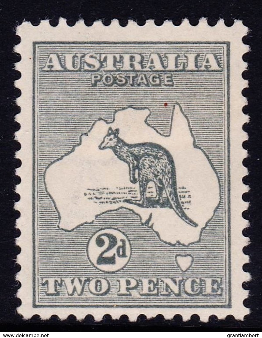 Australia 1915 Kangaroo 2d Grey 2nd Watermark MH - Ungebraucht