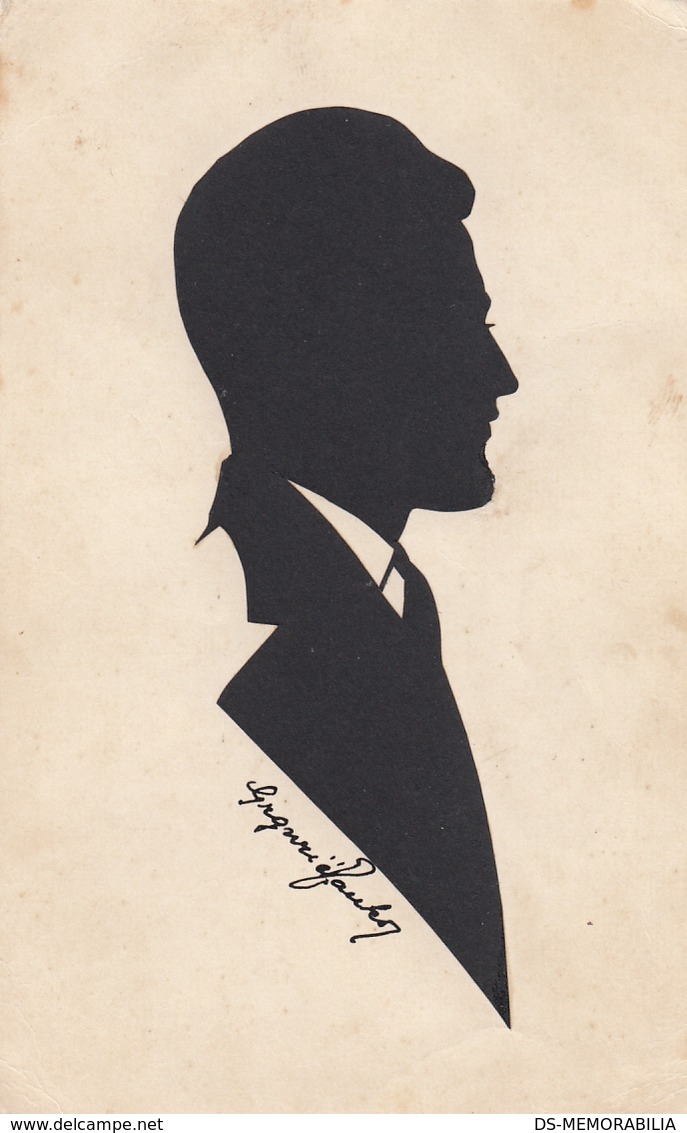 Silhouette Of A Man , Karlovac Croatia 1929 - Silhouettes